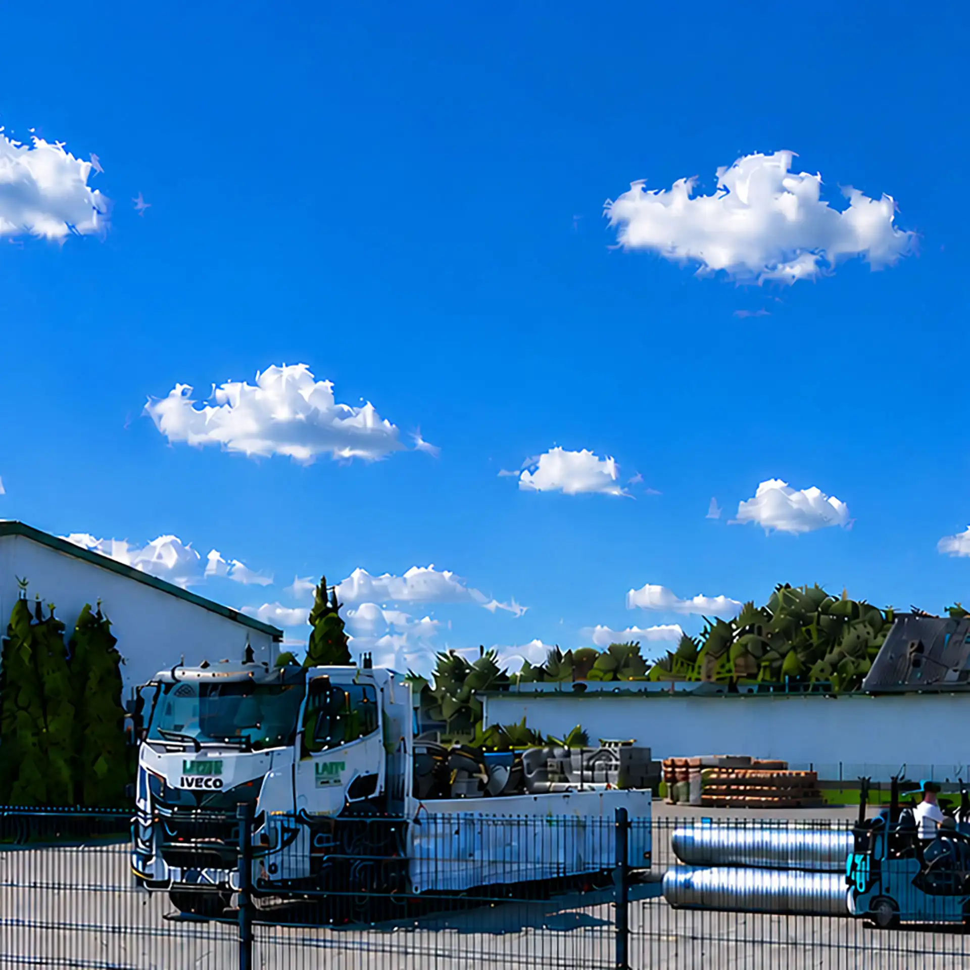 Laute Pumpwerksbau GmbH & Co. KG - Ihr deutschlandweit tätiger Pumpenspezialist aus der Altmark - Firmengelände LKW